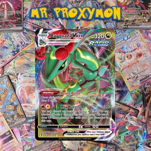 Rayquaza VMAX - Evolving Skies 111/203 Proxy-Karte