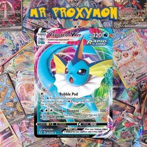 Vaporeon VMAX - Evolving Skies (E) 030/203 Proxy Card