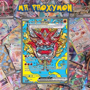 Hearthflame Mask Ogerpon - Prismatic Evolutions 148/131 Proxy Card