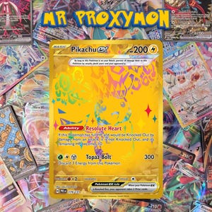Pikachu ex - Prismatic Evolutions (PRE) 179/131 Proxy Card