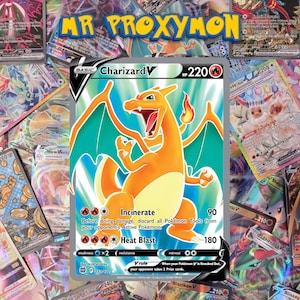 Charizard V - Brilliant Stars (F) 153/172 Proxy Card