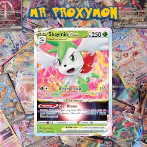 Shaymin VSTAR - Brilliant Stars (E) 014/172 Proxy Card