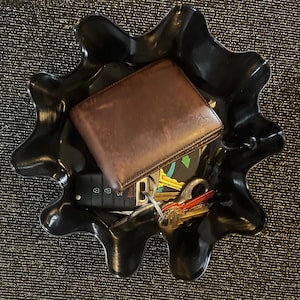 Upcycled Vinyl Record Decorative Bowl