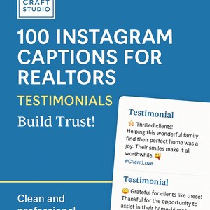 100 Instagram-Bildtitel für Makler - Testimonials - Build Trust!