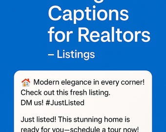 100 Instagram Captions for Realtors – Listings – Save Time Posting!