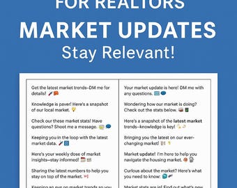 100 Instagram Captions for Realtors – Market Updates – Stay Relevant!