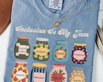 Inclusion Shirt, Neurodiversity Shirt, Inclusion Is My Jam, Special Education Teacher, Autism Awareness, Autism Teacher, Inclusion Teacher