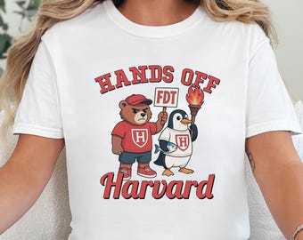 Hands Off Harvard Shirt, Vintage Hands Off Protest Shirt, Support Harvard T-Shirt, FDT Shirt, Political Tee, Anti Trump Shirt, Student Voice