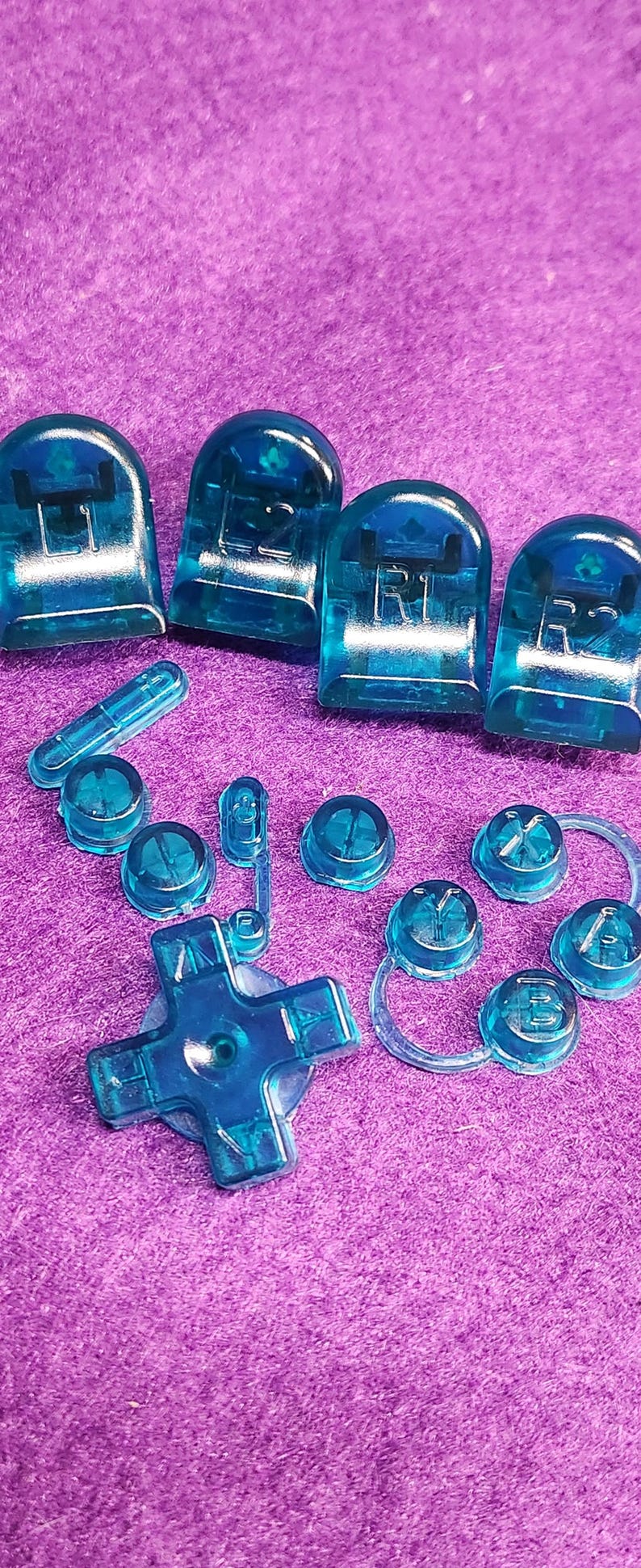 Blue R Button Assembly R36S HQ Resin Button Set (includes Triggers) - Etsy