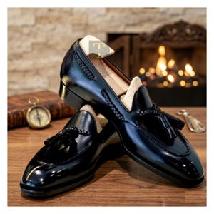 Vintage Tassel Loafers - Etsy