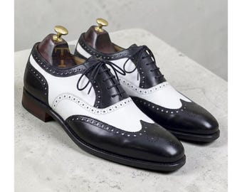 Vito Rufolo Black Soft Italian Leather Lace Up Dress Shoes s-l400.jpg main image 4