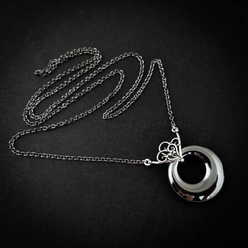 Shades of Grey Hematite Necklace 