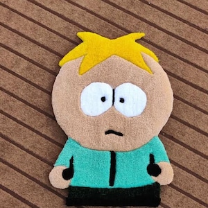 Benutzerdefinierte Handgemachter Cartoon Charakter Teppich | Getuftet Kinderzimmer Dekor | Weiche Plüsch Matte für Schlafzimmer oder Geschenke