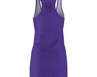 Purple BRO/STER Racerback Dress