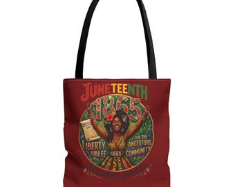 Juneteenth Celebration Tote Bag  Freedom & Jubilee All-Over Print
