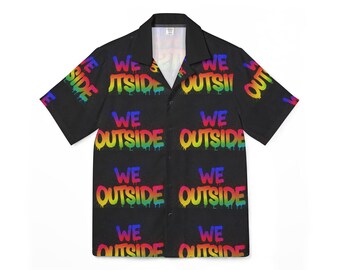 Pride Vibes Hawaiian Shirt - We Outside with Pride