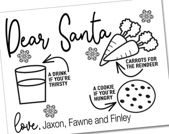 Small Wall Hanging Mini Placemats Centerpiece Santa Snack Mat for Christmas Eve Milk and Cookies Snack Mats