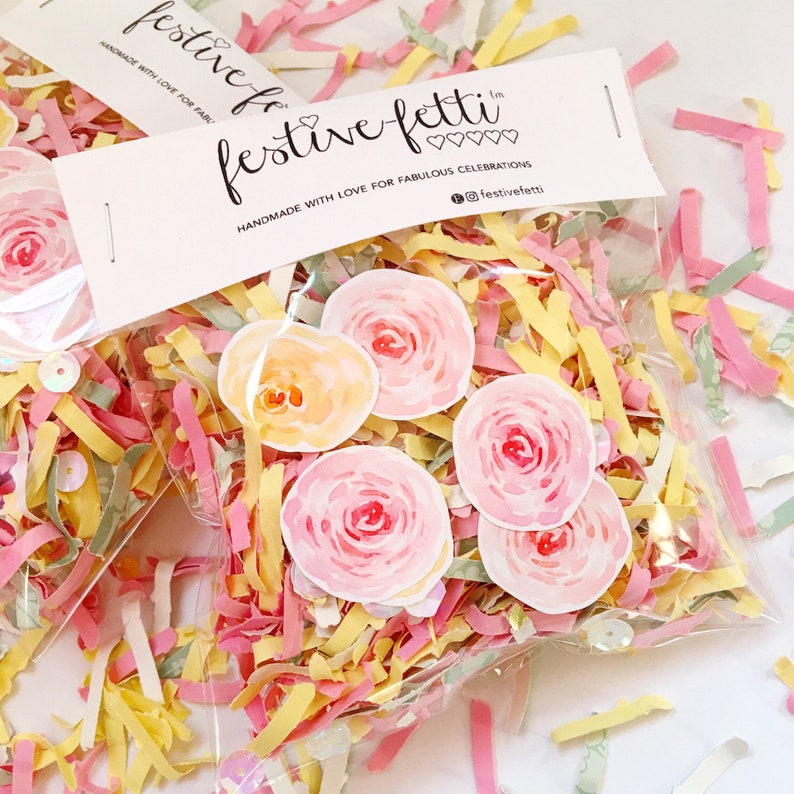 Shabby Chic Bridal Shower Decorations Pastel Roses Etsy