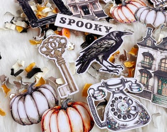 Spooky Houses Halloween Confetti