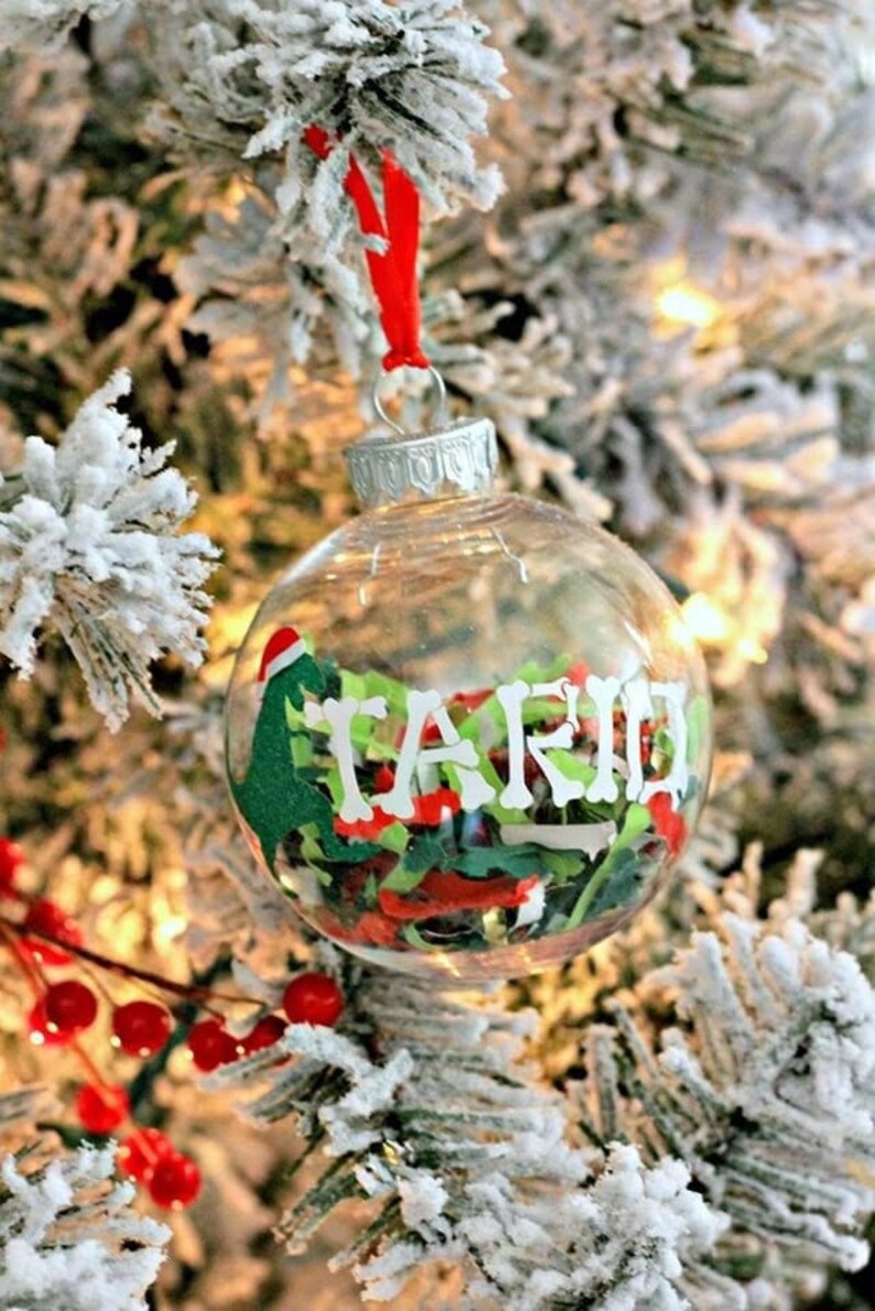 Dinosaur Christmas Decorations Santasaurus Santasaurus Rex Etsy