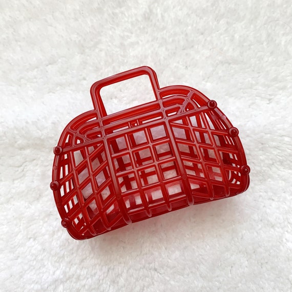 Valentine Bag, Red Party Favor Bags, Christmas Favor Bags, Red Goodie