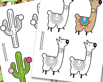 15 Festive Fetti Coloring Pages, Kids Coloring Crafts, Summer Activities for Kids, Holiday Coloring Activity for Boys Girls, Original Art