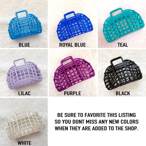 80s jelly shoes and bags