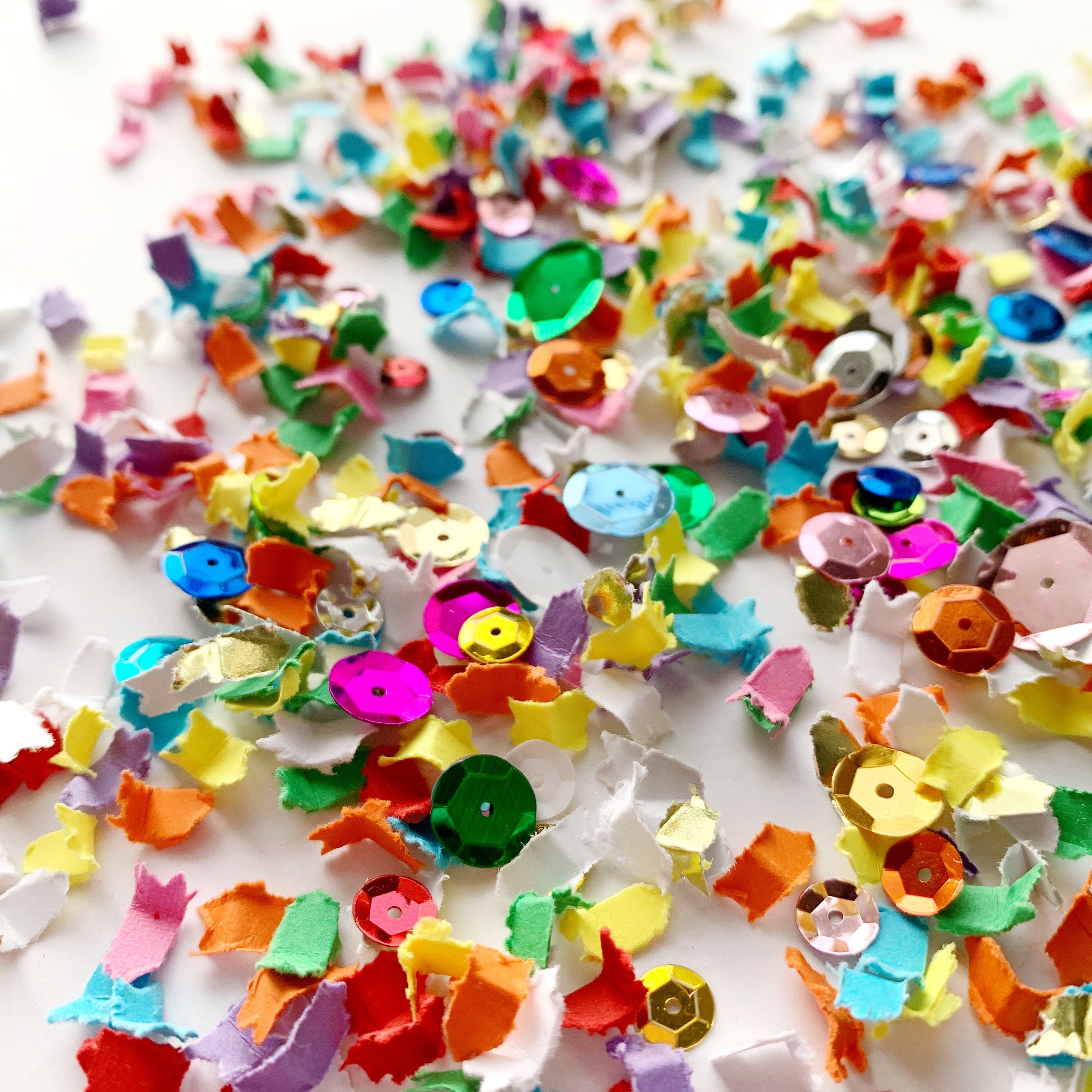 Bright Rainbow Confetti, Rainbow Birthday Party Decorations, Confetti ...