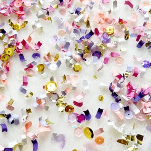 Pastel Fairy Garden Confetti, Fairy Garden Baby Shower, Fairy Birthday Party Decor, Fairy Confetti, Enchanted Forest Decor image 9