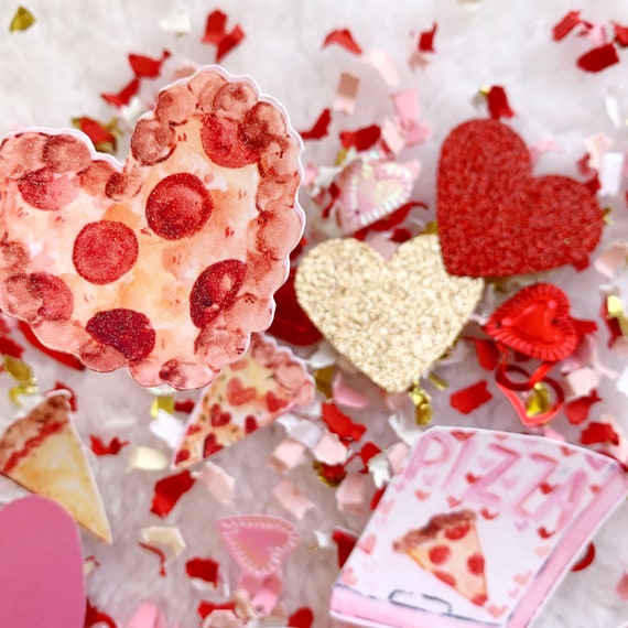 Pizza My Heart, Pizza Birthday Party, Pizza Party Decorations, Pizza Party Time, Slice of Fun, Pizza Party Theme, Pizza Confetti, Pizza Pie Il_570xn