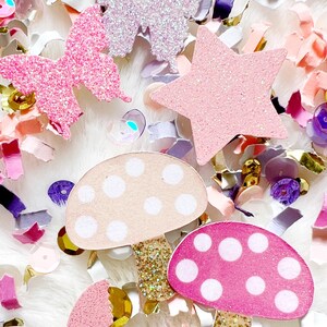 Pastel Fairy Garden Confetti, Fairy Garden Baby Shower, Fairy Birthday Party Decor, Fairy Confetti, Enchanted Forest Decor image 5