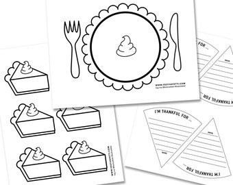 Thanksgiving Coloring Pages, Thanksgiving Activity for Kids, Thanksgiving Classroom Decor, Thankful Banner, Thanksgiving Party Printables