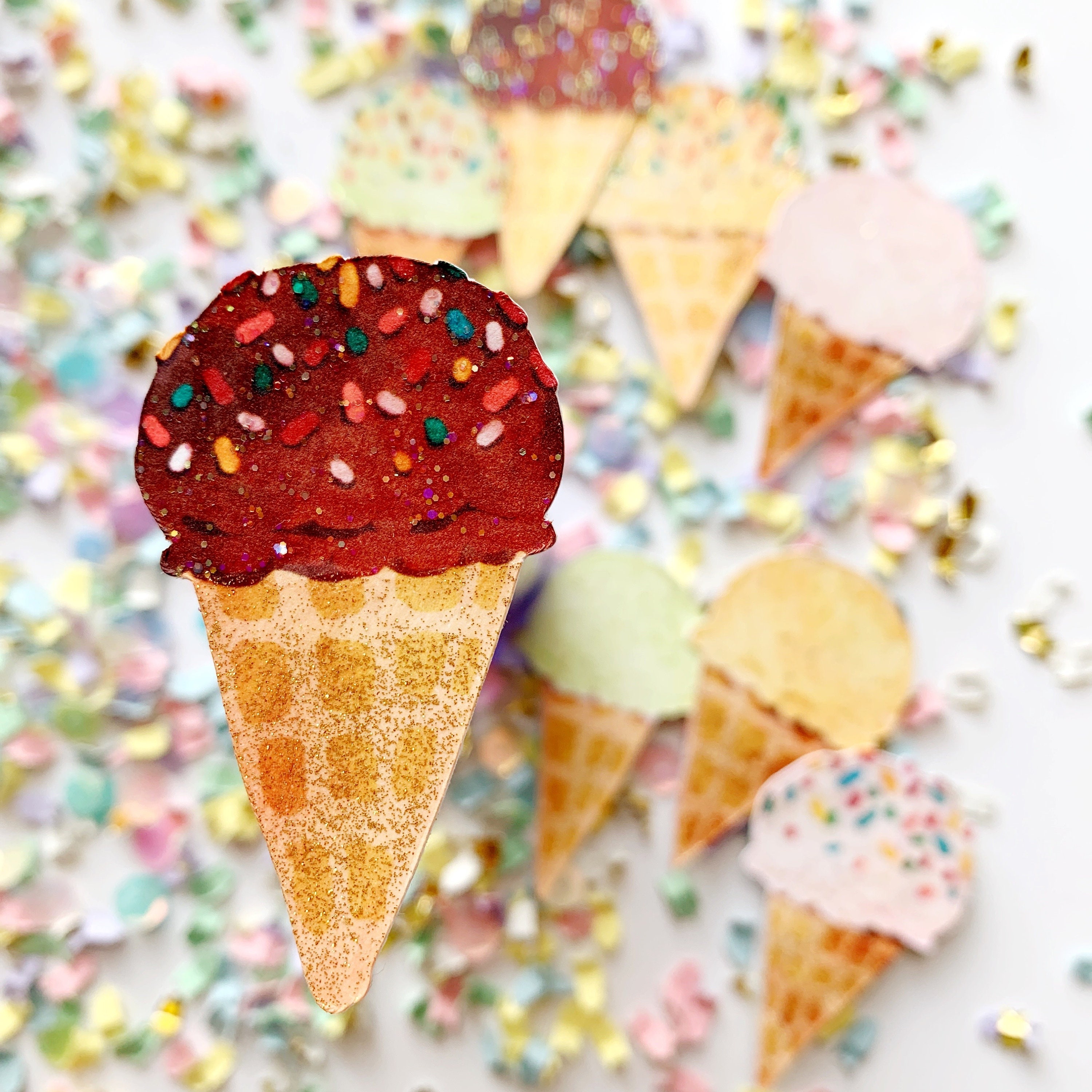 Ice Cream Party Decorations Ice Cream Birthday Party Etsy