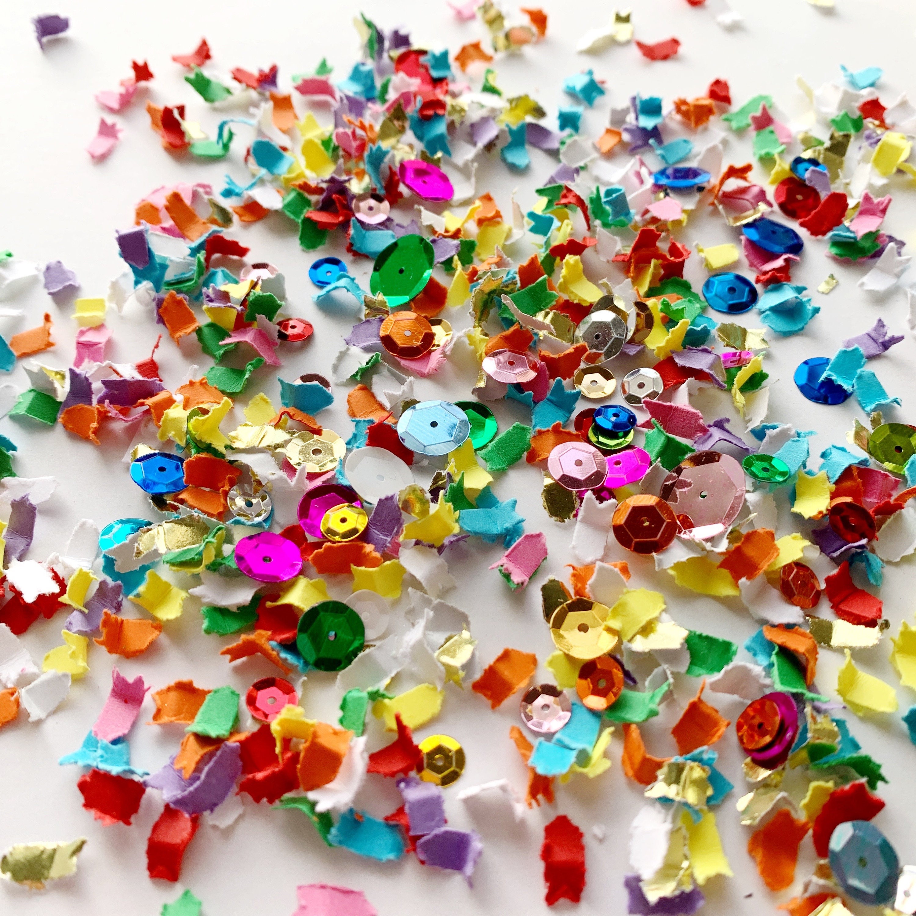 Bright Rainbow Confetti, Rainbow Birthday Party Decorations, Confetti ...