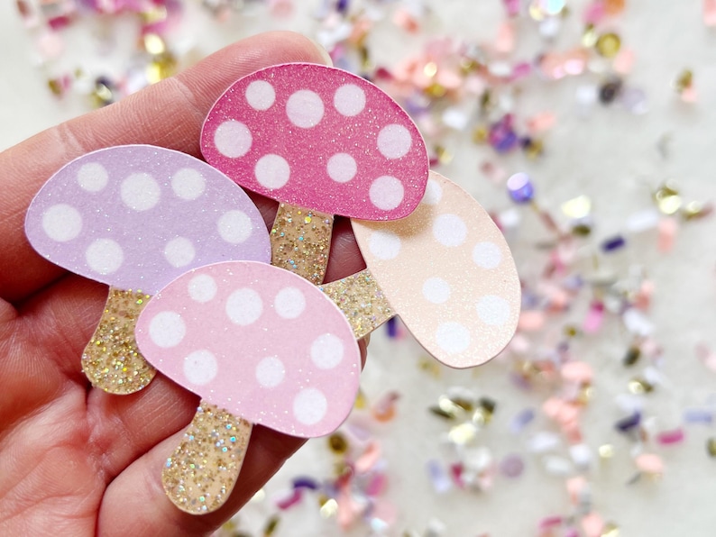 Pastel Fairy Garden Confetti, Fairy Garden Baby Shower, Fairy Birthday Party Decor, Fairy Confetti, Enchanted Forest Decor image 4