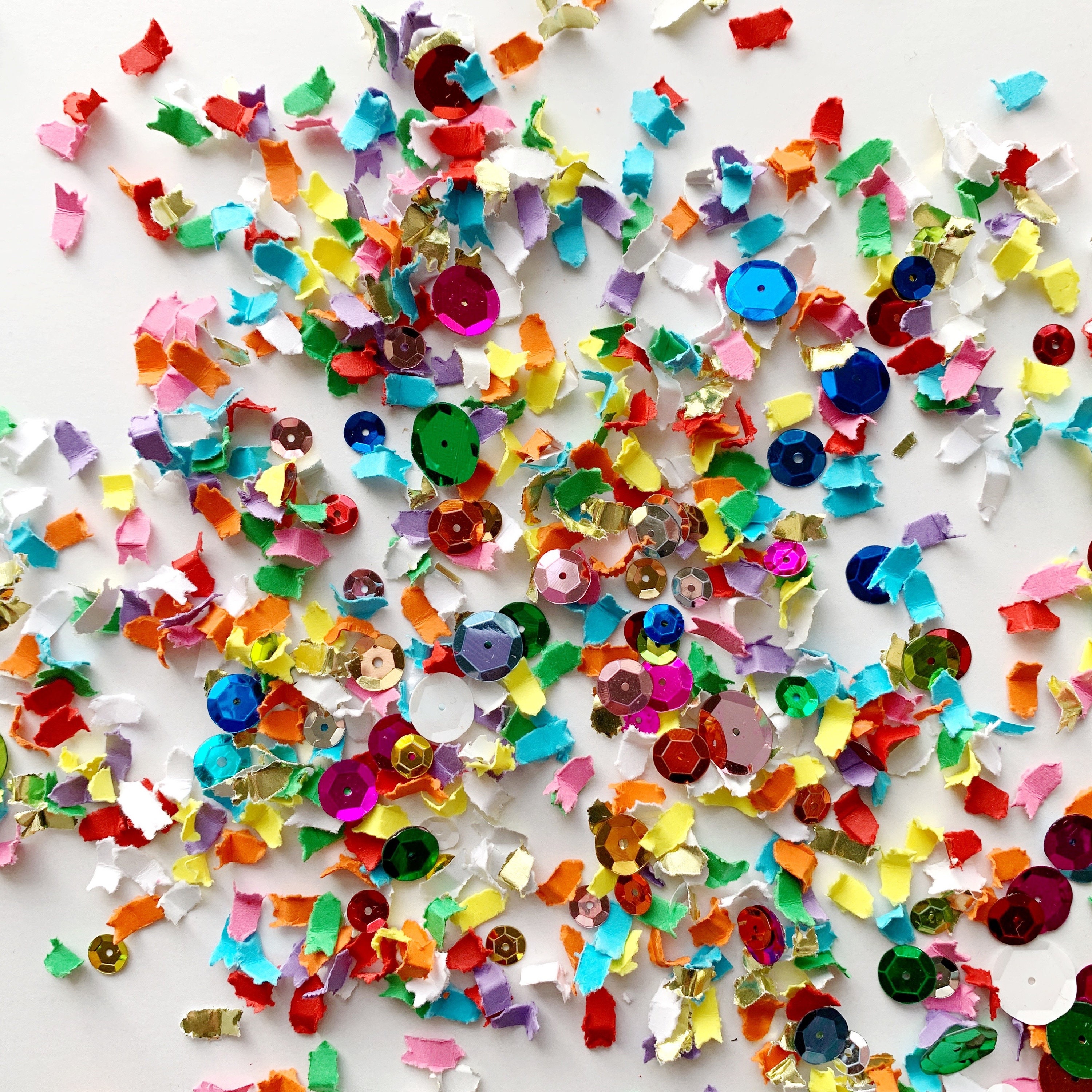 Bright Rainbow Confetti, Rainbow Birthday Party Decorations, Confetti ...