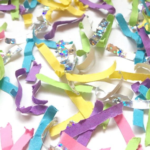 Unicorn Birthday Party Confetti Rainbow Confetti Unicorn Theme