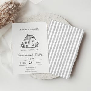 House Warming Invite, Housewarming Einladung, Open House Invite, New Home Feier Karte, Willkommen einladen