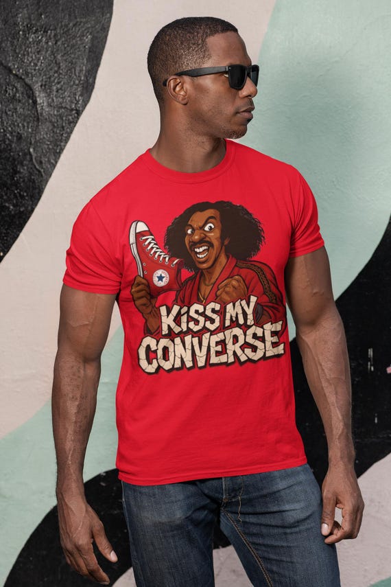 Sho'nuff “kiss My Converse” T-shirt | the Last Dragon Inspired