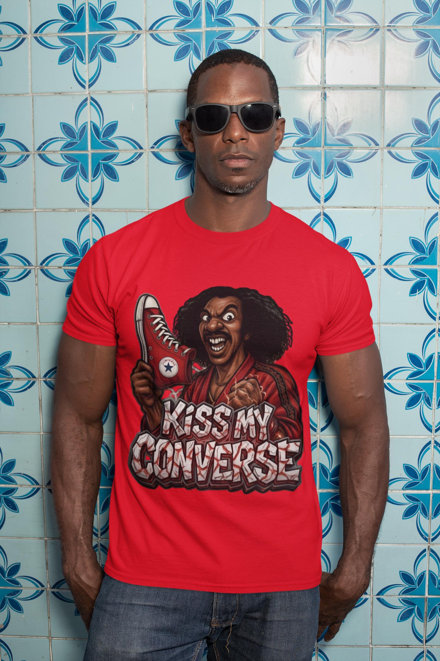 Sho'nuff “kiss My Converse” T-shirt | the Last Dragon Inspired