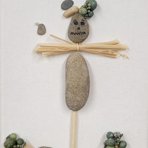 Scarecrow Rock Art