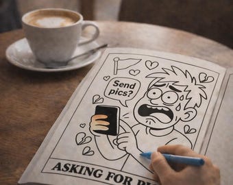 Rolig målarbok för vuxna – The ICK | Vilda uppbrott och småaktiga humorsidor | Digital nedladdning + utskrivbar skämtpresent