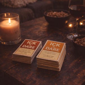 Juego imprimible ICK OR DARE™ / 48 cartas + hoja de instrucciones / Juego para fiestas de chicas / Despedida de soltera, pijamada / Descarga digital instantánea