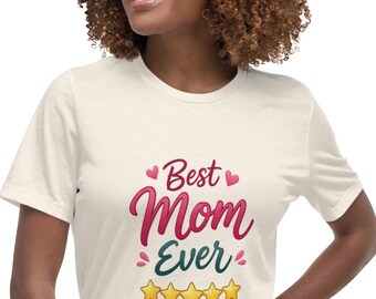 Camiseta "La mejor mamá del mundo" / Regalo del Día de la Madre para mamá / Regalo de los niños
