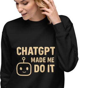 Uniseks sweater | Cool ontwerp | Perfect voor techliefhebbers | ChatGPT-uniseks premium sweater