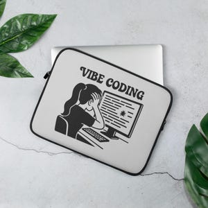 Vibe Coding Laptopfodral: Rolig programmerarepresent