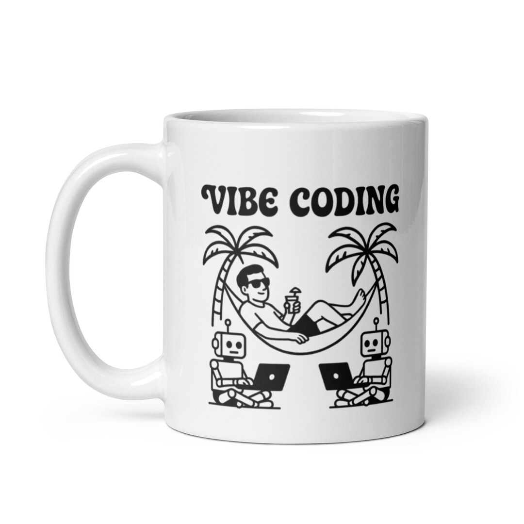 Love Vibe Coding Mug – Funny Tech-inspired Coffee Cup for Flow-state ...