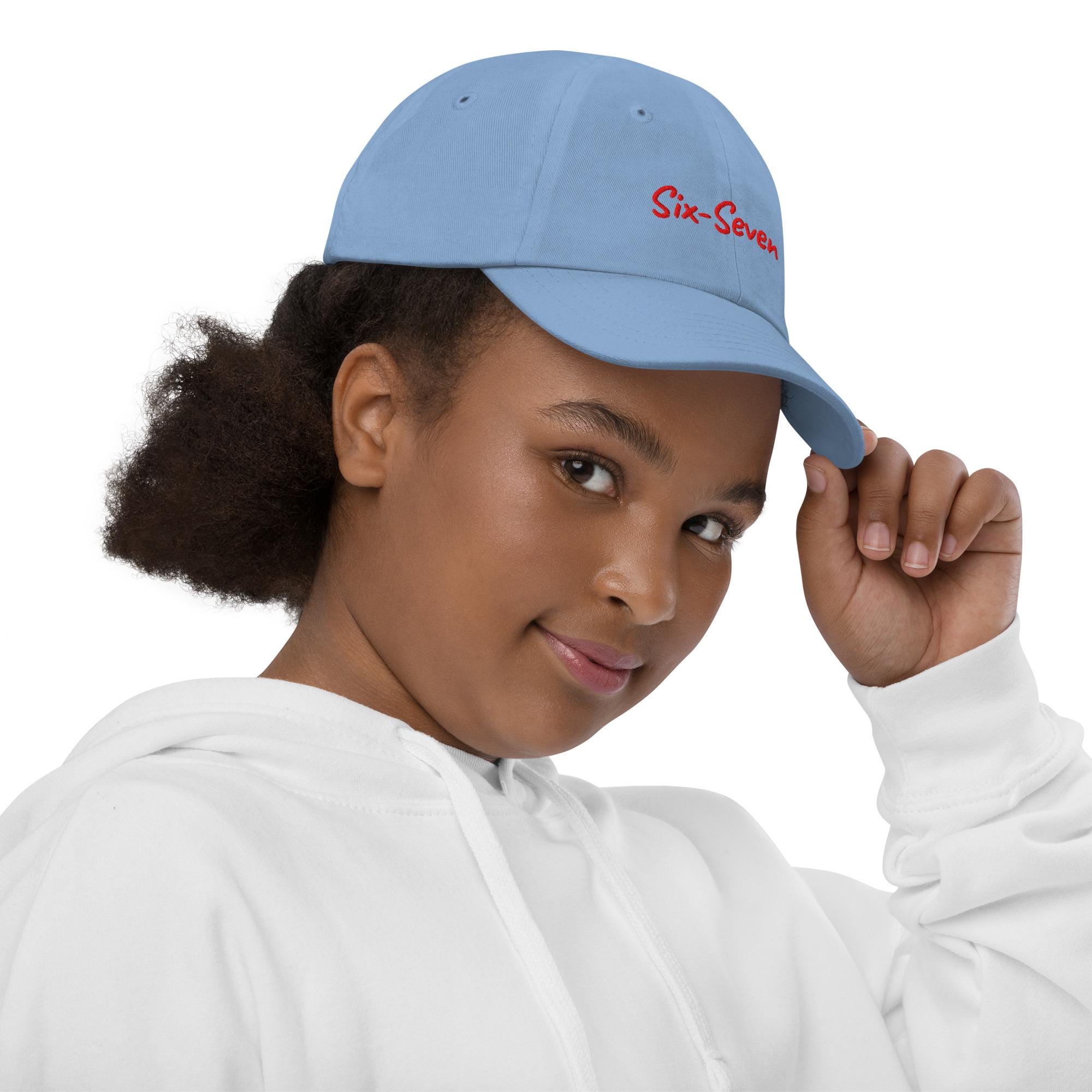 Six-seven Youth Baseball Cap | Embroidered Kids Hat - Etsy