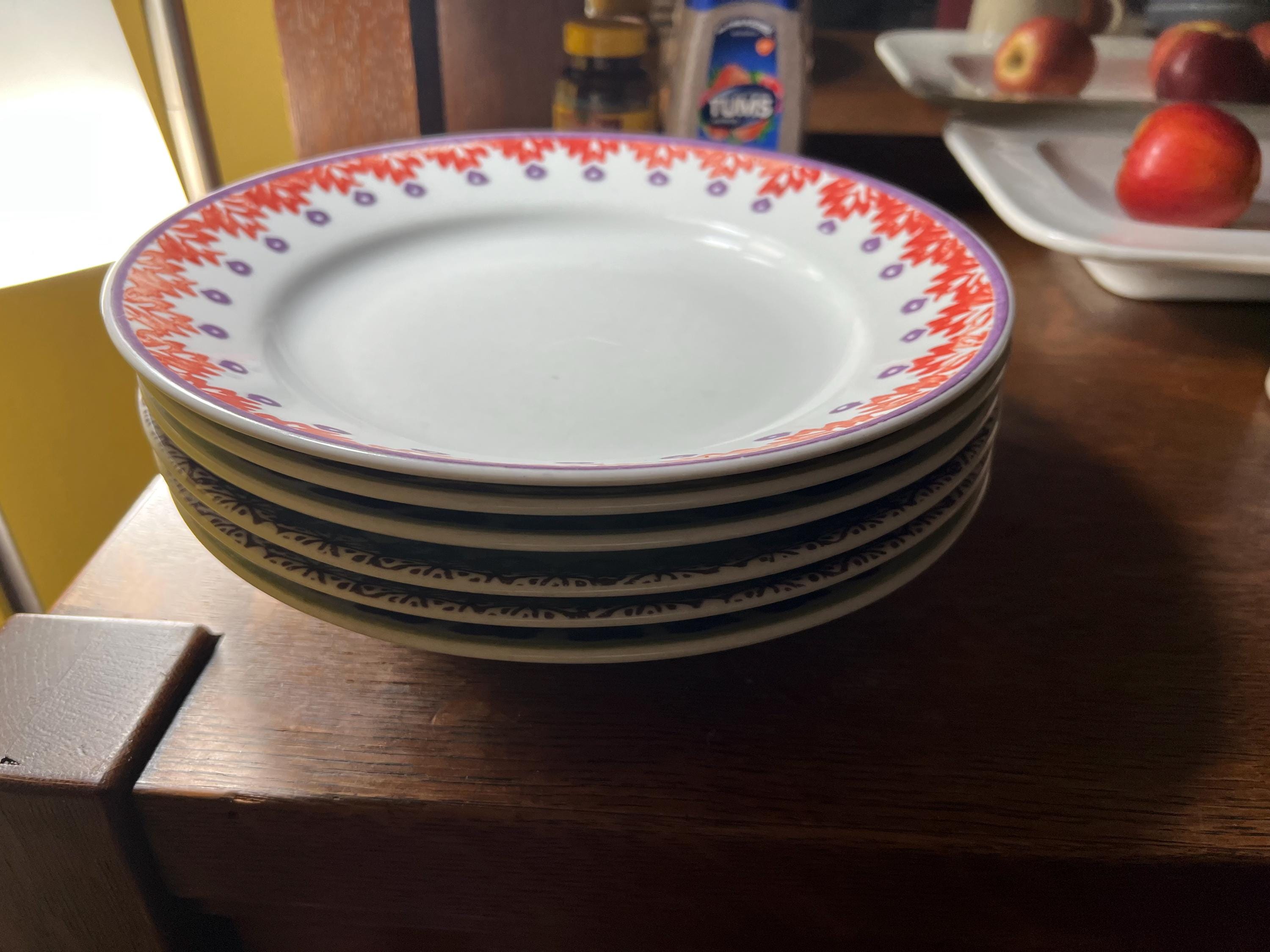 Richard Ginori Paola Navone Folk Art Plate - Etsy