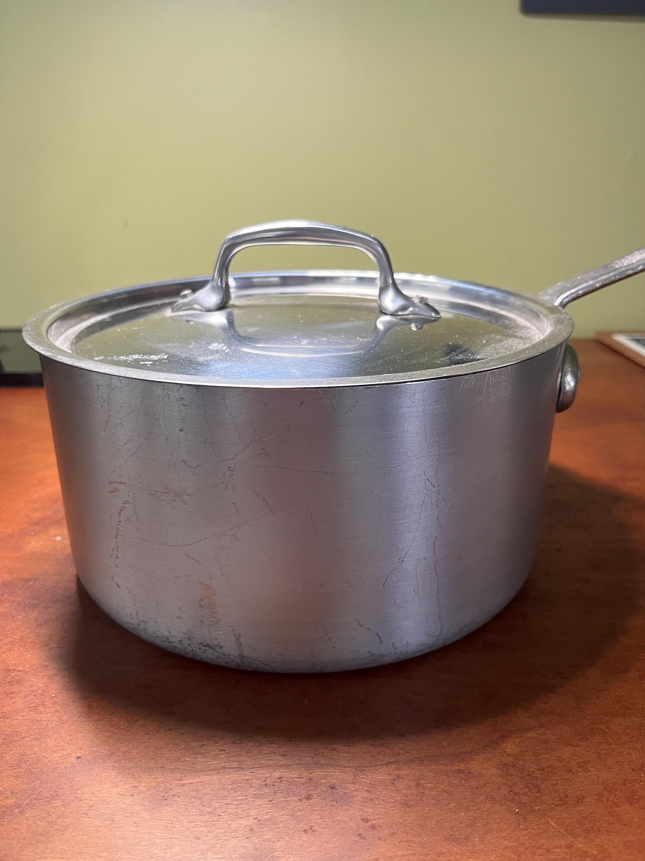 Vintage All-Clad Metal Crafters Master Chef 203 1/2 Sauce Pot 8" Diameter Canonsburg PA USA Made Cookware All Clad Saucepot